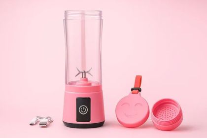 Just Mix - Go Mini Travel Juicer (Color: Pink)