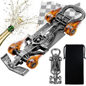 Exquisite Racing Bottle Opener,Meticulously Designed And Made Of Durable Materials, Perfect For Opening Bottles During Sports Events, Parties, Or At H (Option: Dark Silver)