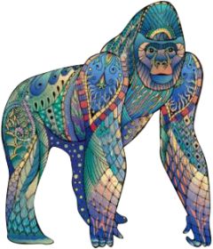 Each Piece Is Animal Shaped Christmas Gift Colorful Elephant Turtle Wooden Jigsaw Puzzles (Option: 3Style-A5)