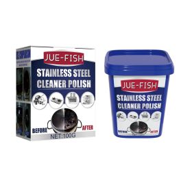 Jueyu Stainless Steel Cleaning Paste, Strong Kitchen Decontamination, Pot Rust Removal, Pot Bottom And Stove Top Black Scale Cleaning (Option: 4Pcs)
