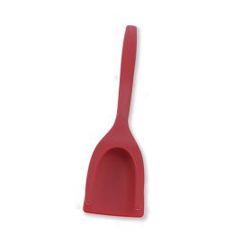 The Steak Spatula Is Heat-resistant And Functions As A Dual-purpose Tool For Both Flipping And Clamping Food, Making It An Essential Small Utensil For (Color: Red)